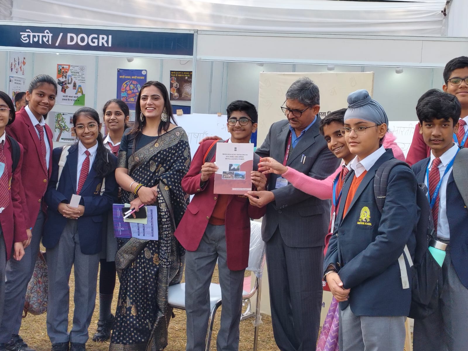 Mayoor School Students Shine at Bhartiya Bhasha Utsav 2025